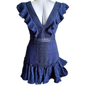 NWT Francesca’s Navy Blue Dress – Size M – New with Tags Brand new Francesca’s